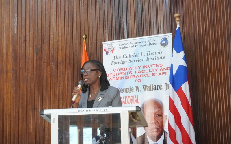 Ambassador’s participation at George W. Wallace, Jr. Ambassadorial Lecture at Gabriel L. Dennis Foreign Service Institute of Liberia– 24 April 2026